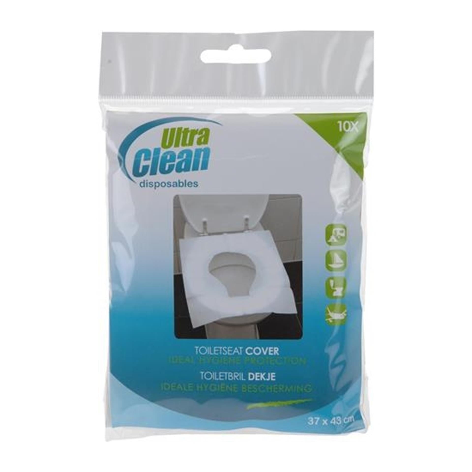 Ultra clean toiletbril dekje hygienische bescherming 10stuks