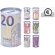 Spaarblik euro ø8x12,7cm assorti dessin