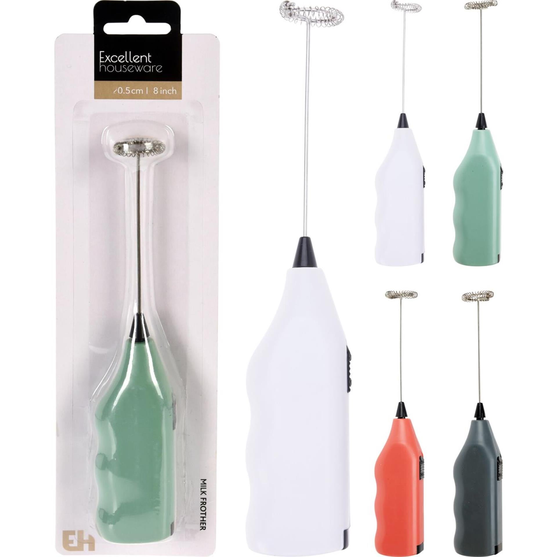 Excellent houseware melkopschuimer op batterij