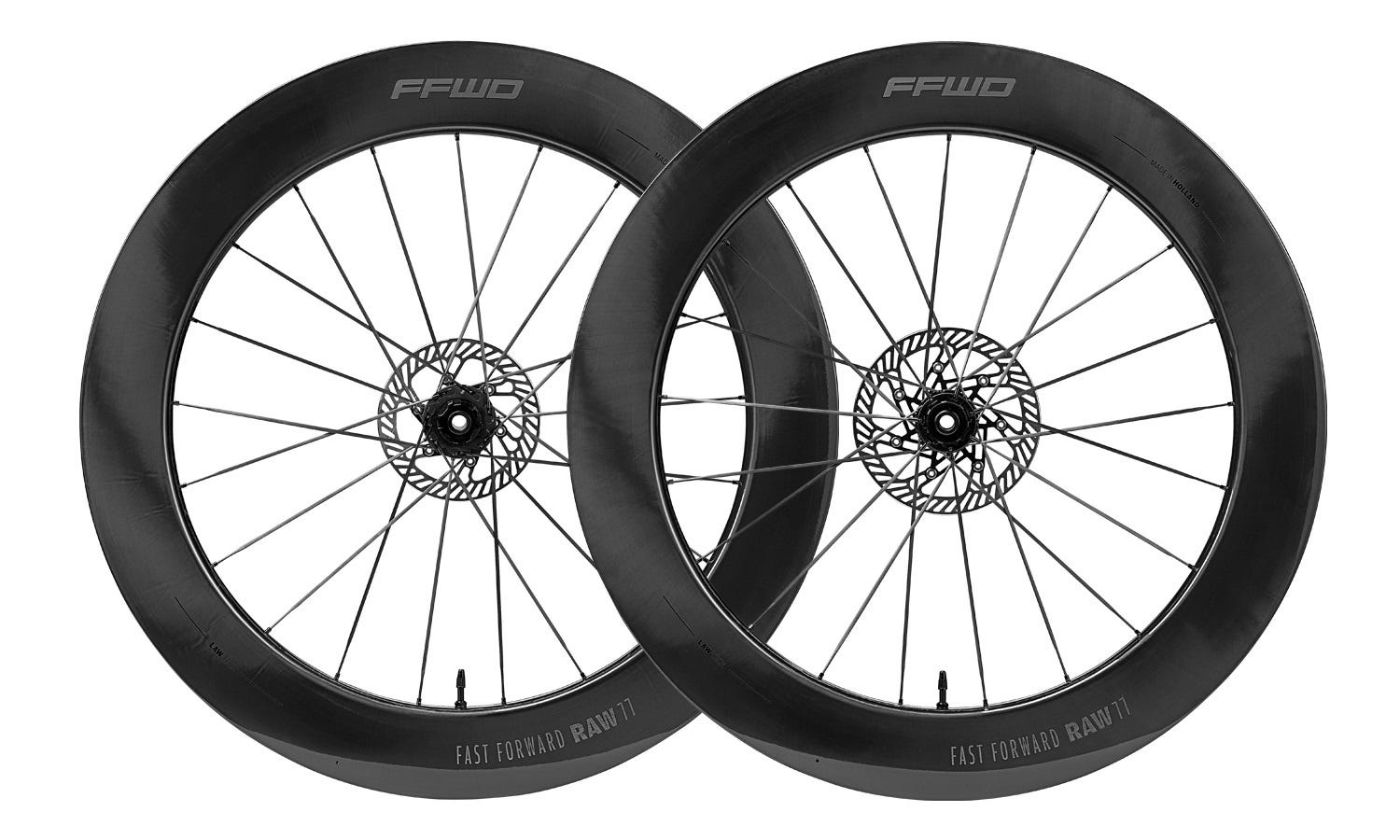 Sram ffwd wielset raw77 fcc 77mm 2:1 ceramicspeed 12sp xdr glossy black