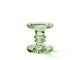 Ambiente kaarshouder glas groot green ø11xh11cm