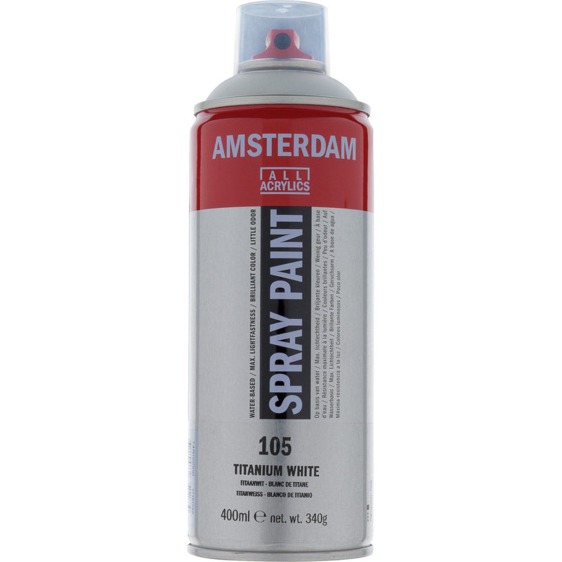 Amsterdam all acrylics amsterdam • spray paint titaanwit 105 400ml