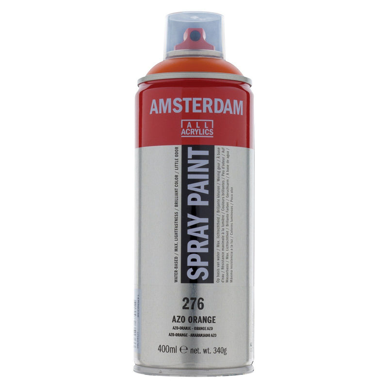Amsterdam all acrylics amsterdam • spray paint azo-oranje 276 400ml