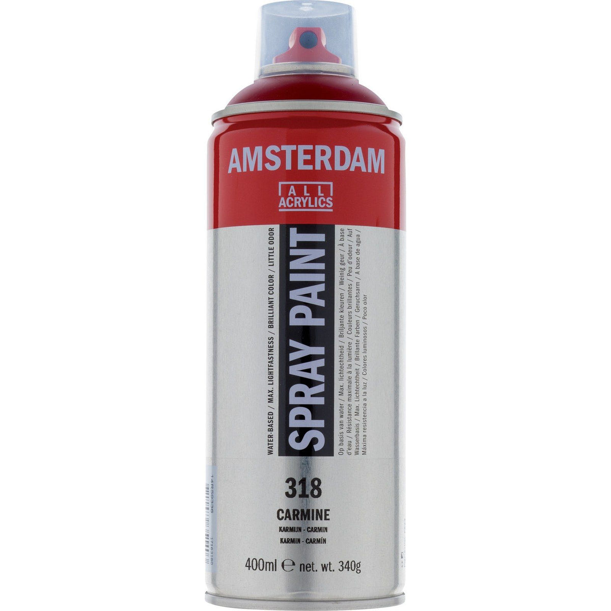 Amsterdam all acrylics amsterdam • spray paint karmijn 318 400ml