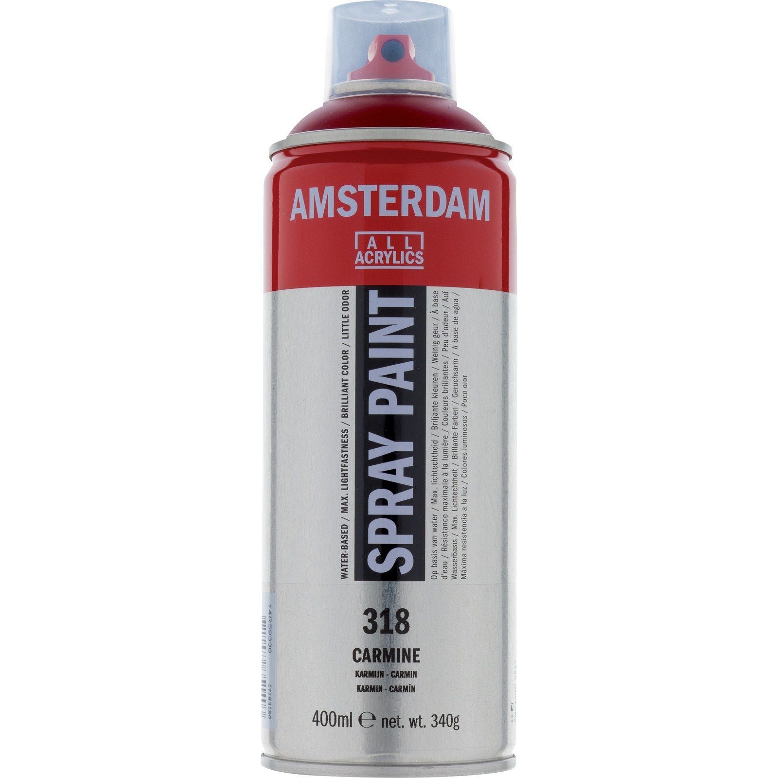 Amsterdam all acrylics amsterdam • spray paint karmijn 318 400ml