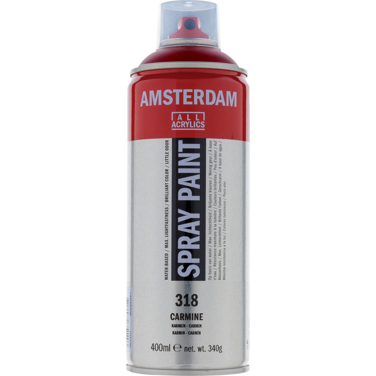 Amsterdam all acrylics amsterdam • spray paint karmijn 318 400ml