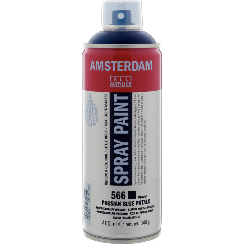 Amsterdam all acrylics amsterdam • spray paint pruisischblauw (phtalo) 566 400ml