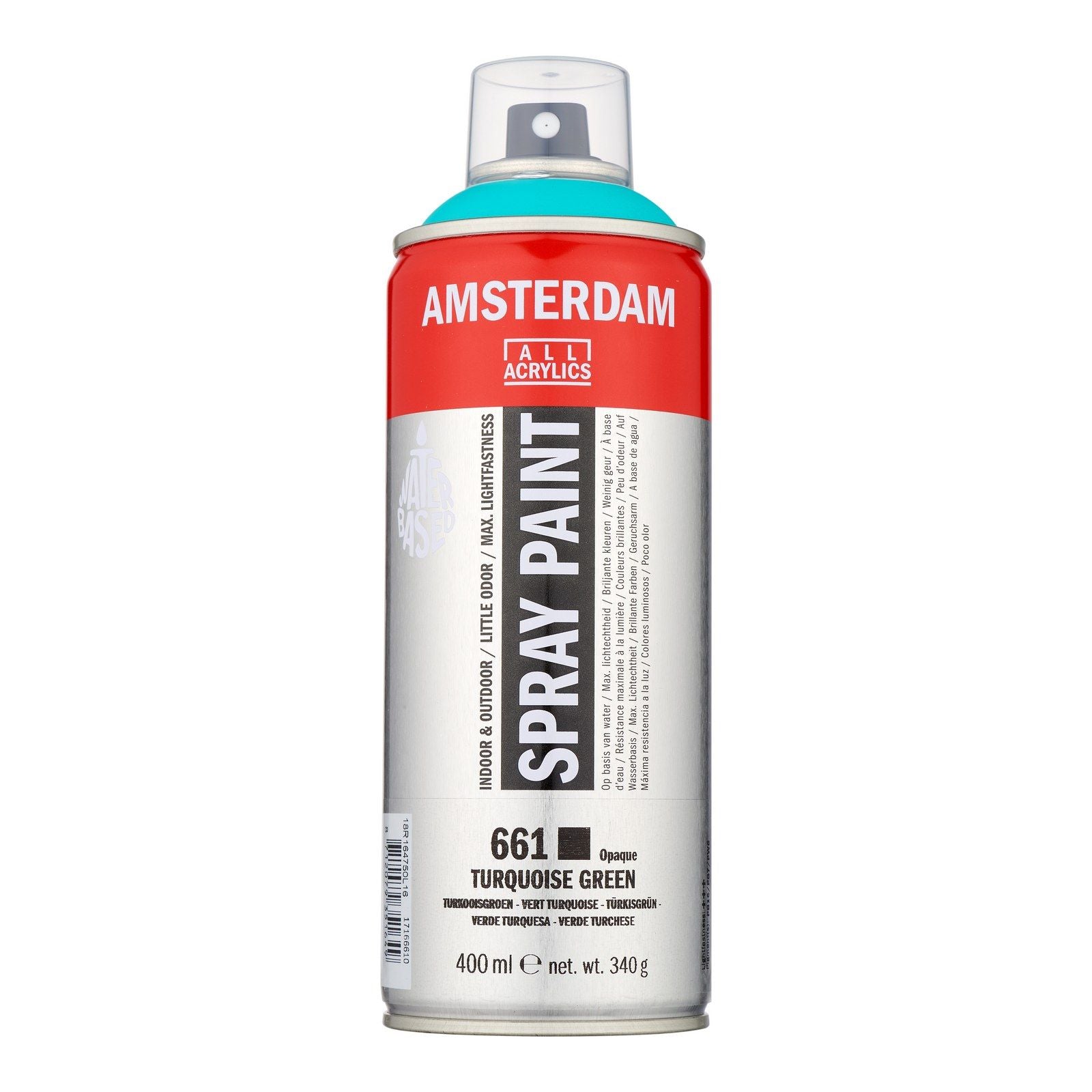 Amsterdam all acrylics amsterdam • spray paint turkooisgroen 661 400ml