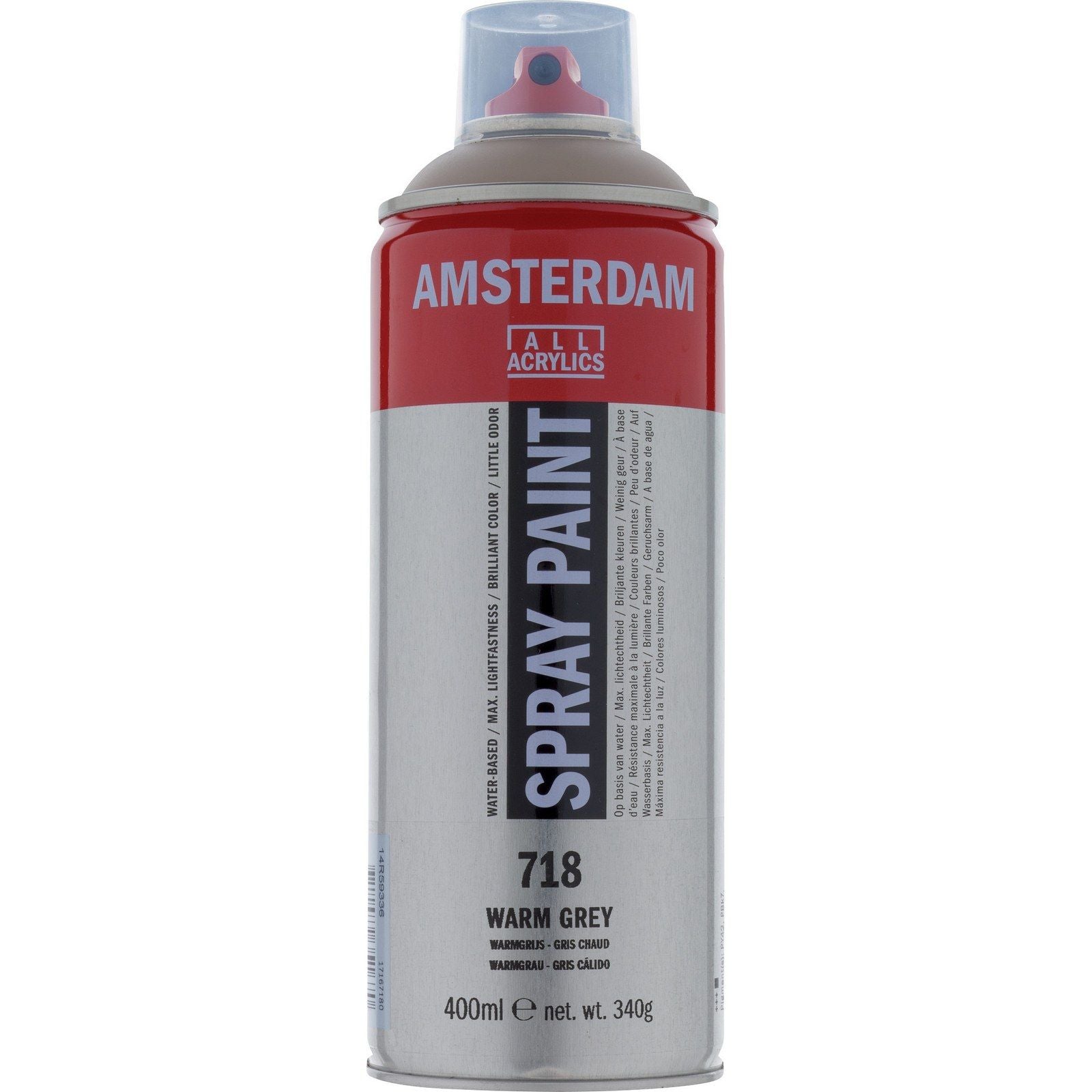 Amsterdam all acrylics amsterdam • spray paint warmgrijs 718 400ml