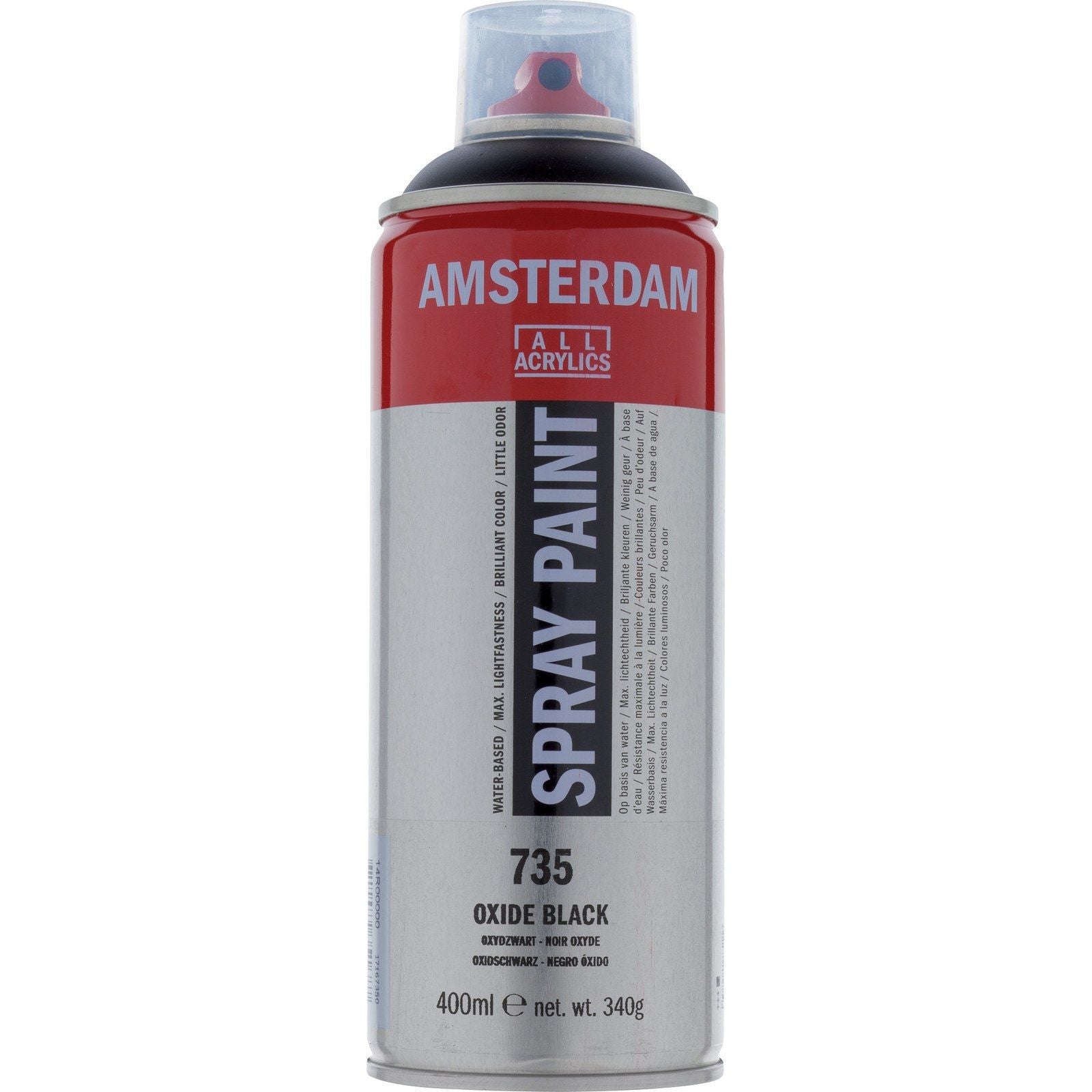 Amsterdam all acrylics amsterdam • spray paint oxydzwart 735 400ml