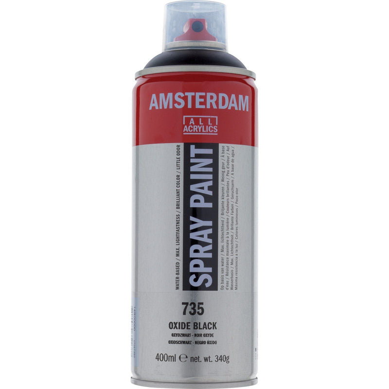 Amsterdam all acrylics amsterdam • spray paint oxydzwart 735 400ml
