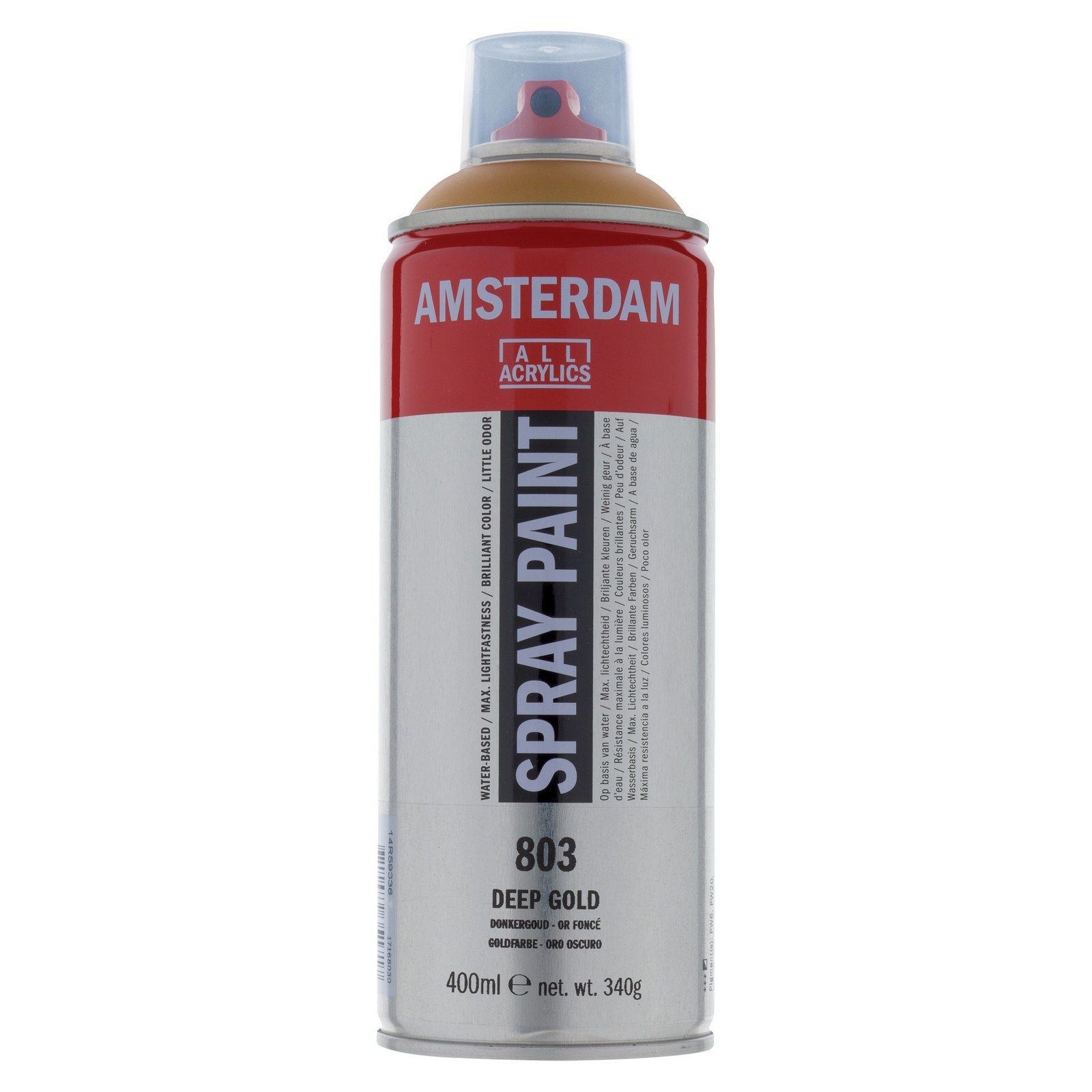 Amsterdam all acrylics amsterdam • spray paint donkergoud 803 400ml