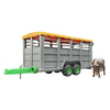 Bruder veetransportwagen met koe 1:16