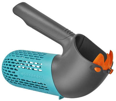 Gardena combisystem bessenplukker set fruitplukker (zwart turquoise, incl. telescoopsteel)