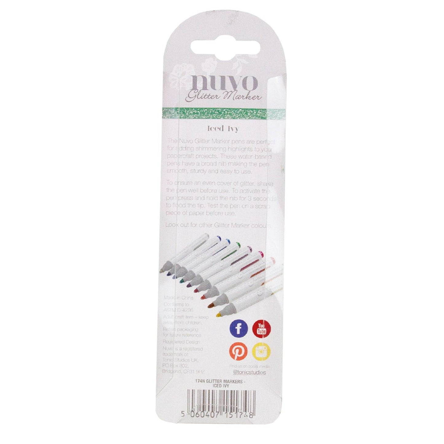 Nuvo by tonic studios nuvo • glitter marker iced ivy