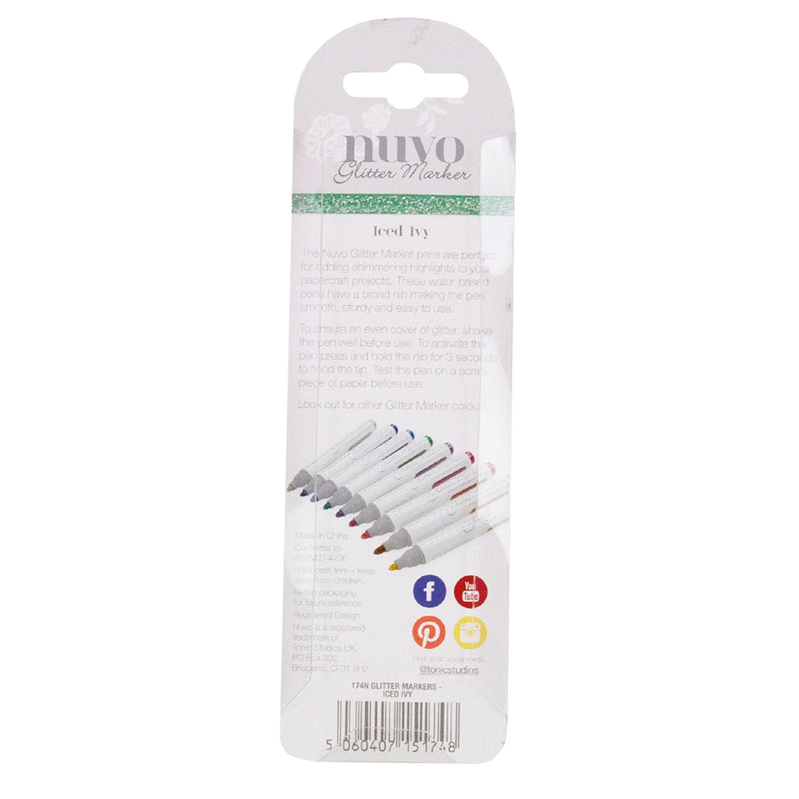 Nuvo by tonic studios nuvo • glitter marker iced ivy