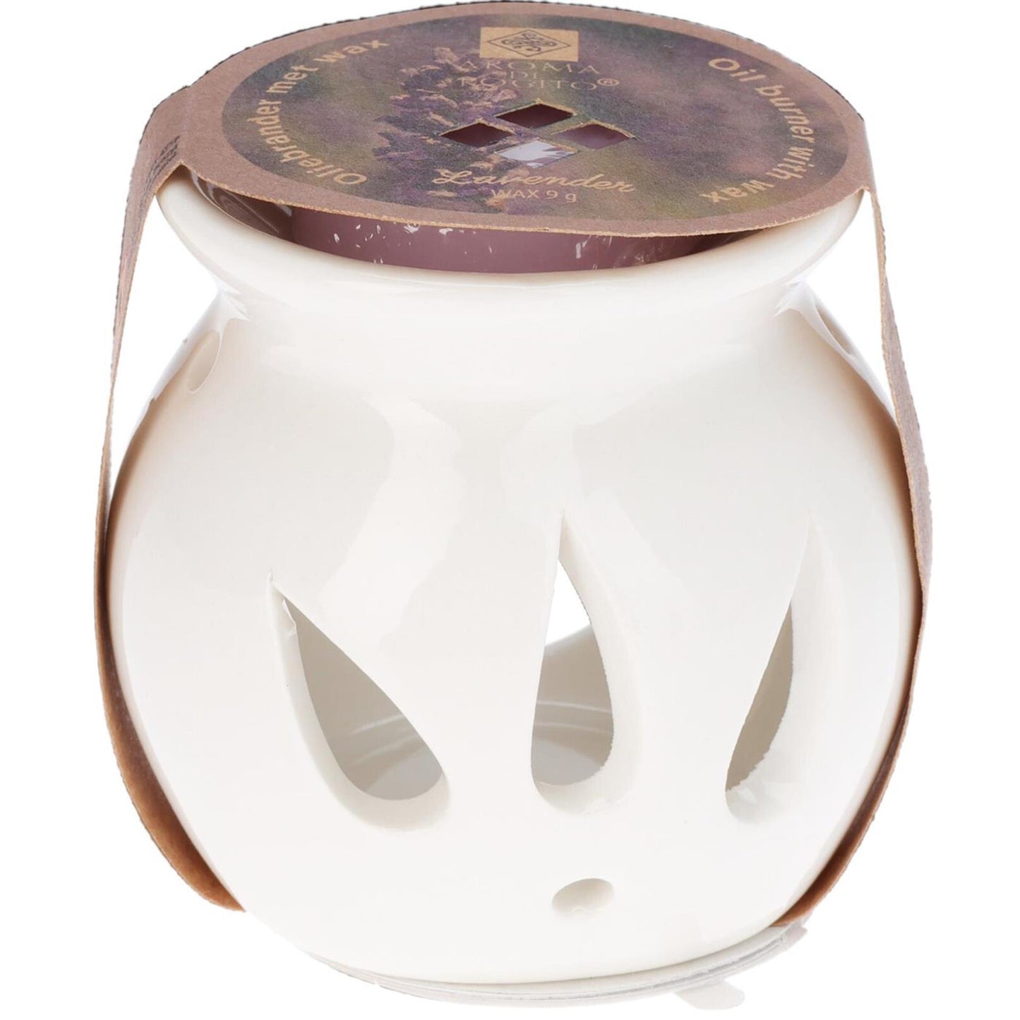 Home styling oliebrander met geurwax vanille, lavendel,roos of jasmijn geur