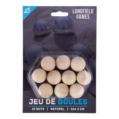 Houten jeu de boules buts, 10st.