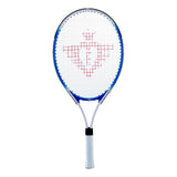 Engelhart tennisracket met hoes en 2 ballen - blauw - afbeelding 2