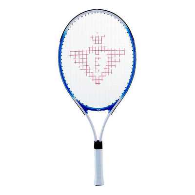 Engelhart tennisracket met hoes en 2 ballen - blauw