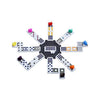 Engelhart domino mexican train in houten koffer