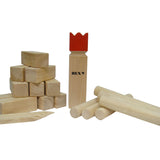 Kubb original rubberhout met rode koning - afbeelding 3