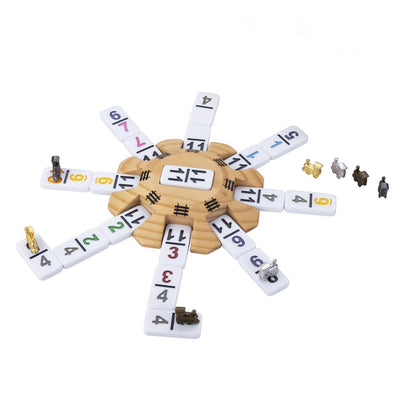 Engelhart domino mexican train accesoires set