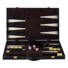 Backgammon 18 bruin en ivoor klassiek bordspel
