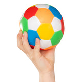 Engelhart zachte softbal 15 cm – meerkleurig – 32 panels – foam speelbal – recreatieve bal – sport- en spelbal – kindvriendelijk speelgoed – - afbeelding 2