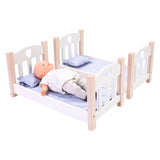 Poppen stapelbed grijs wit - afbeelding 5