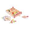 Houten gourmet pizza set, 20dlg