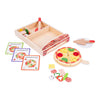 Houten gourmet pizza set, 20dlg