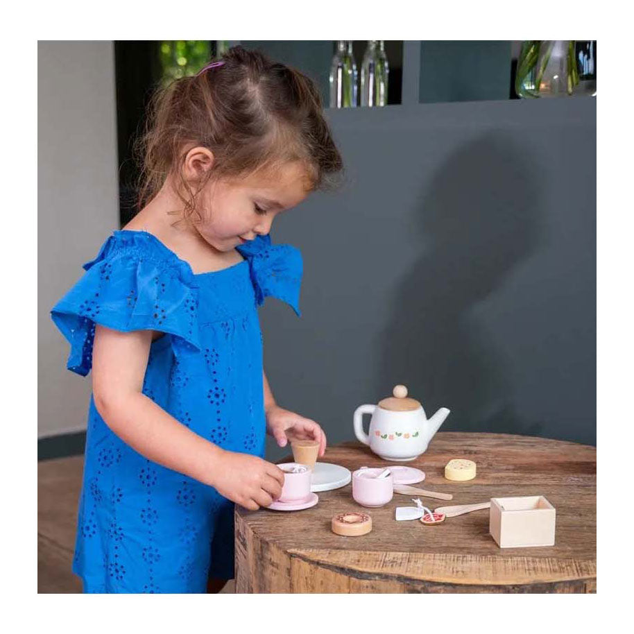 Dorjee theetijd speelset hout