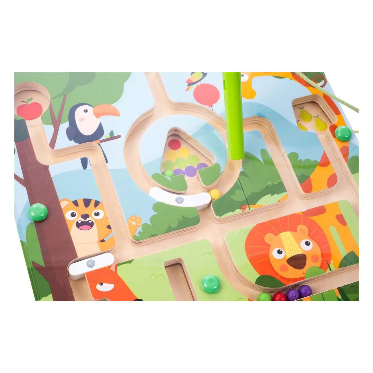 Dorjee magnetisch labyrinth dieren - 22x22cm
