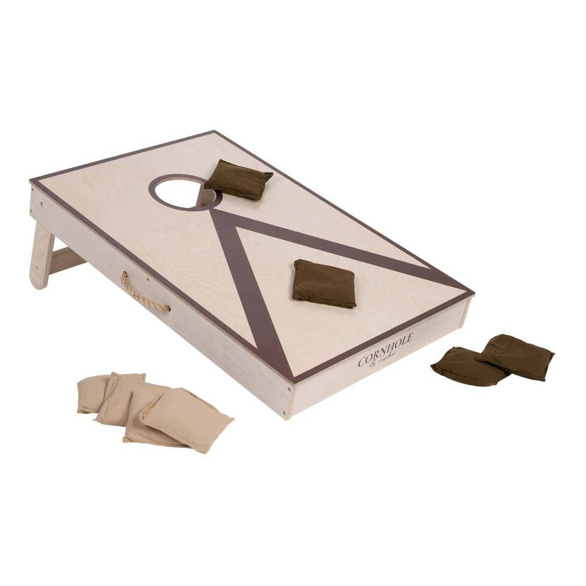 Cornhole enkel werpspel 90x60cm - 2x4 zakjes