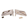 Cornhole dubbel werpspel 90x60cm - 2x4 zakjes