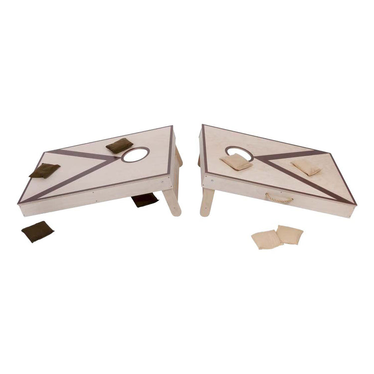 Cornhole dubbel werpspel 90x60cm - 2x4 zakjes