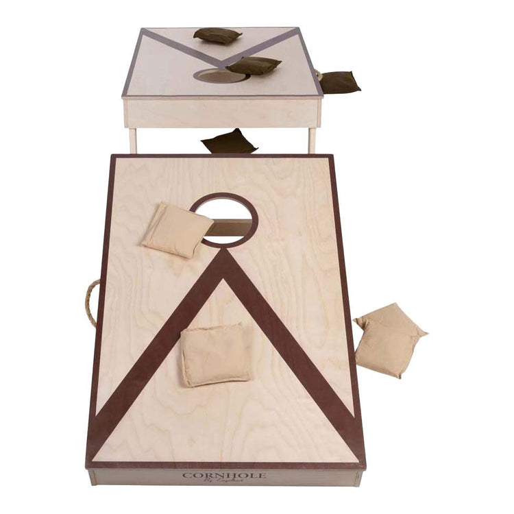 Cornhole dubbel werpspel 90x60cm - 2x4 zakjes