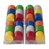 Fiches 25mm 240 stuks verschillende kleuren