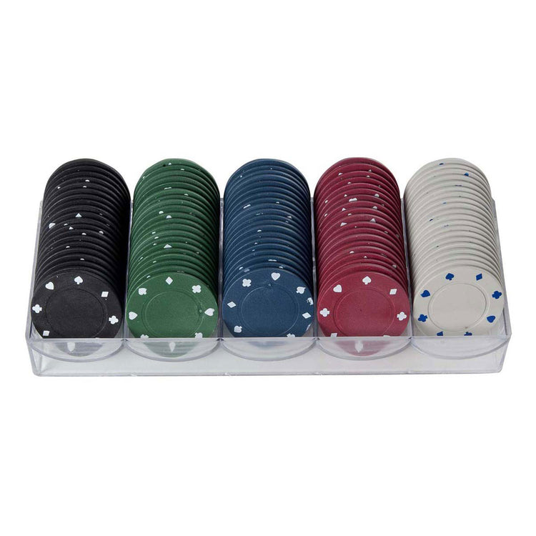 Fiches 40mm 100 stuks verschillende kleuren