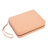 Engelhart backgammon reisspel met rits - beige - afbeelding 2