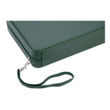 Backgammon reisspel met rits - groen - afbeelding 5