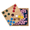 Bamboe pig hole spel met siliconen varkentjes