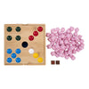 Bamboe pig hole spel met siliconen varkentjes