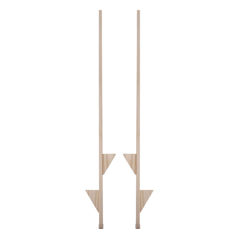 Stelten hout blank - 170cm