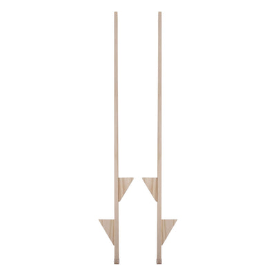 Stelten hout blank - 170cm