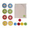 Houten indoor curling spel - 2 tot 4 spelers