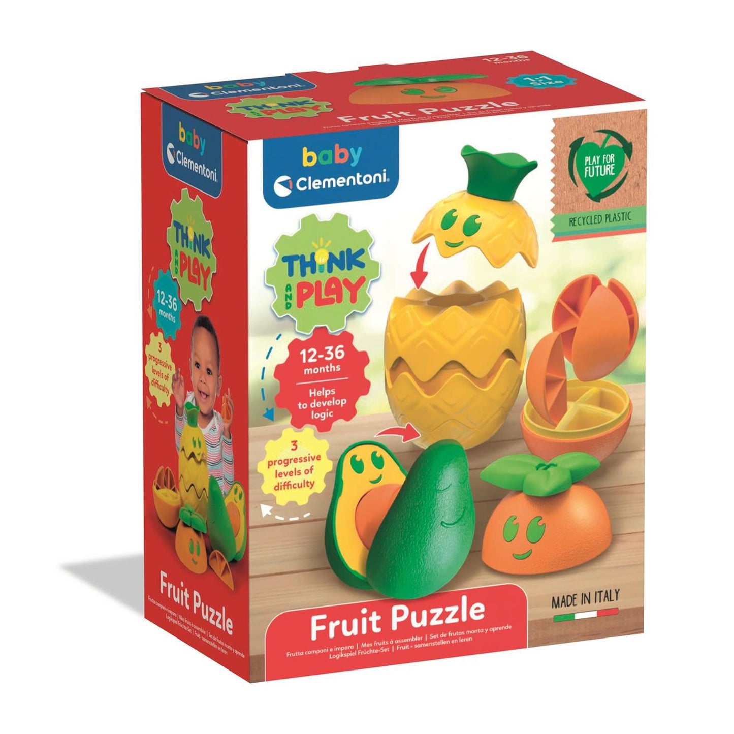 Clementoni basic pff stacking fruit set