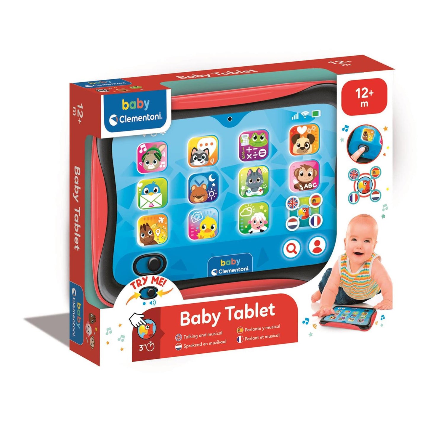 Clementoni baby speelgoed tablet kunststof
