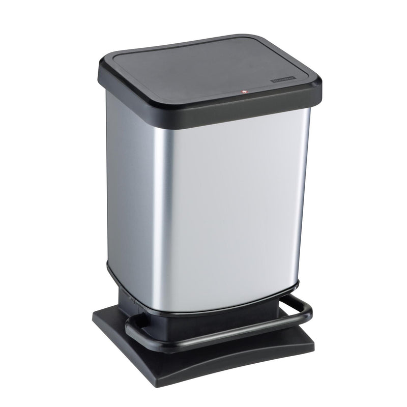 Rotho paso pedaalemmer 20l zilver